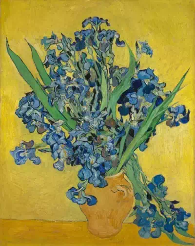 Vaso con Iris - 1889 - Olio su tela - 92x73,5 cm